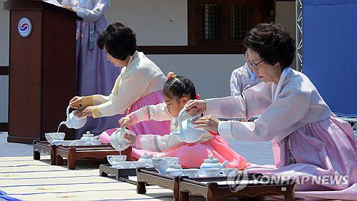 강릉 차 문화축제[연합뉴스 자료사진]