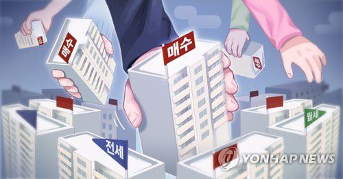 아파트 매수 증가(PG)[장현경 제작] 일러스트