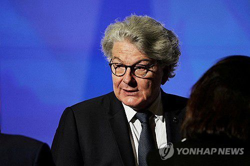 티에리 브르통 전 EU 집행위원[로이터 연합뉴스 자료사진. 재판매 및 DB 금지]