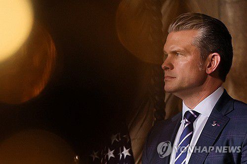 피트 헤그세스 미 국방장관[로이터=연합뉴스 자료사진]