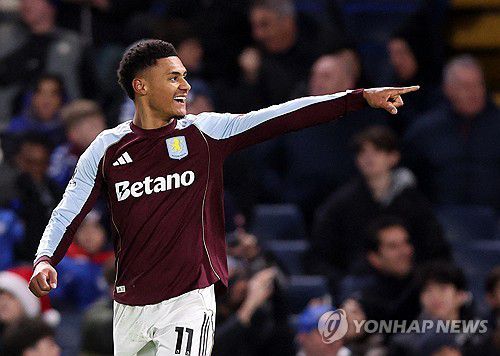 애스턴 빌라의 올리 왓킨스.[로이터=연합뉴스]