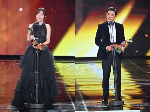 '2025 KBS 연기대상' 대상 엄지원(왼쪽), 안재욱(오른쪽)[KBS 제공. 재판매 및 DB 금지]