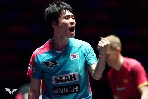 WTT 시리즈 경기에 나선 장우진[WTT 인스타그램 캡처. 재판매 및 DB 금지]