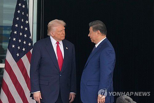 도널드 트럼프 미국 대통령과 시진핑 중국 국가주석[AP=연합뉴스 자료사진]