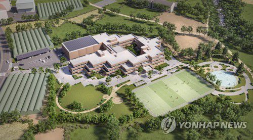 제주 서부중 조감도[제주도교육청 제공]