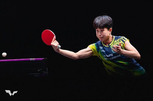 WTT 챔피언스 도하 경기에 나선 주천희[WTT 인스타그램 캡처. 재판매 및 DB 금지]