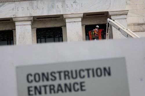 공사가 진행 중인 연준 건물 [로이터 연합뉴스 자료사진. 재판매 및 DB 금지]