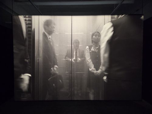 박용만 개인전 '휴먼 모먼트'(서울=연합뉴스) 박의래 기자 = 15일 서울 중구 피크닉에서 열린 박용만 개인전 '휴먼 모먼트'에 전시된 작품. 2026.1.15 laecorp@yna.co.kr