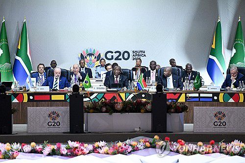 남아공에서 열린 G20 정상회의[UPI 연합뉴스 자료사진. 재판매 및 DB 금지]