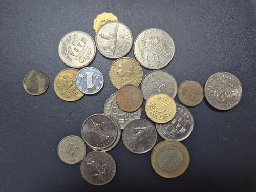 외화 동전들[촬영 황희경]