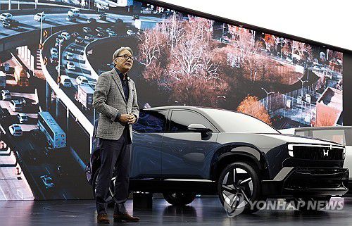 재팬모빌리티쇼에 출전한 혼다[EPA 연합뉴스 자료사진. 재판매 및 DB 금지]