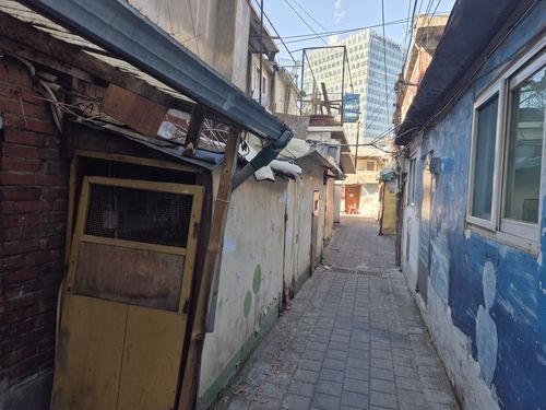 썰렁한 영등포 쪽방촌 골목[촬영 이의진]