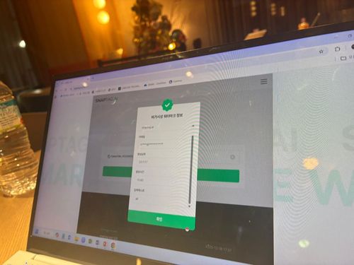 비가시성 워터마크 시연[촬영 오지은]