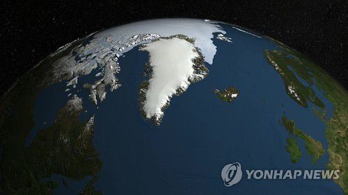 그린란드 대륙빙하[미국항공우주국 NASA 제공]
