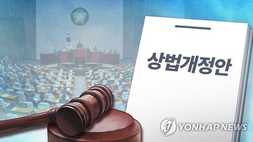 국회 '상법 개정안' 처리(PG)[김토일 제작] 사진합성·일러스트