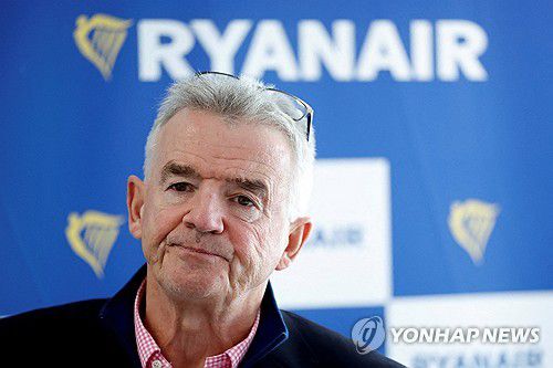 마이클 오리어리 라이언에어 CEO[로이터 연합뉴스 자료사진. 재판매 및 DB 금지]