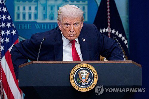 도널드 트럼프 미국 대통령[워싱턴 UPI=연합뉴스. 재판매 및 DB 금지]