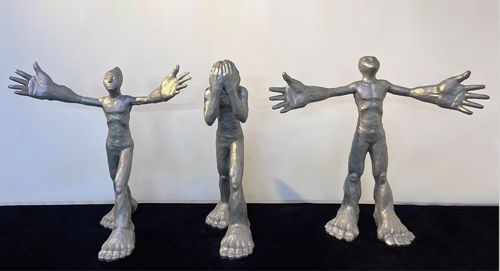 김성복 작 '춤추는 그리움의 그림자' 연작[노화랑 제공. 재판매 및 DB 금지]