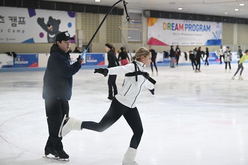 2025 드림프로그램 참가자의 훈련[2018평창기념재단 제공.재판매 및 DB 금지]