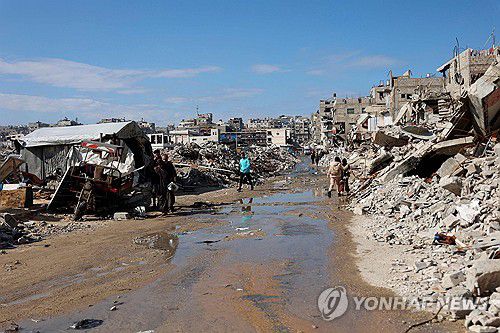 가자지구 북부 난민촌[AFP=연합뉴스. 재판매 및 DB 금지]