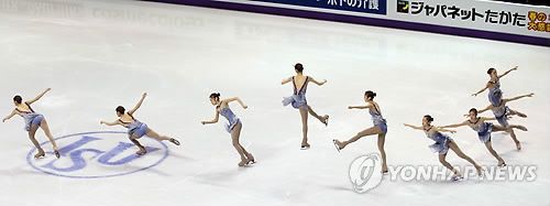 피겨여왕 김연아의 점프[연합뉴스 자료사진]