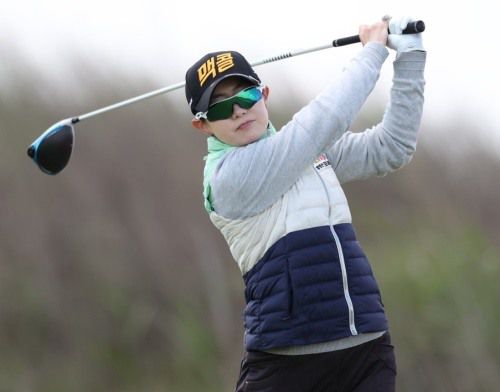 김효문 크리스F&C KLPGA 챔피언십 3R  3번홀 티샷 [사진=  KLPGA]