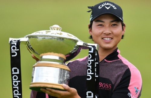 올해 스코티시오픈 우승한 호주 교포 이민우. [사진=호주PGA]