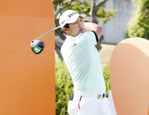 그린 적중률 1위를 기록한 김홍택. [사진=KPGA]