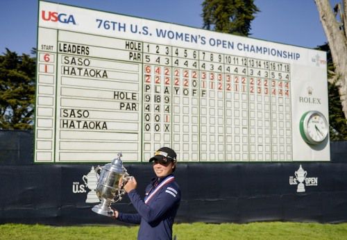 올해 US여자오픈은 총상금 1천억 달러로 열린다.