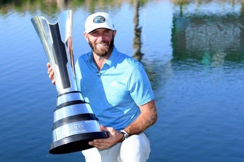 더스틴 존슨이 지난해 사우디 인터내셔널에서 우승했다.