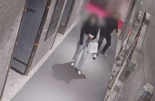 부산 돌려차기 사건 CCTV 장면. [연합뉴스TV]