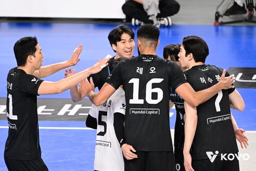 현대캐피탈 선수단.(KOVO 제공)