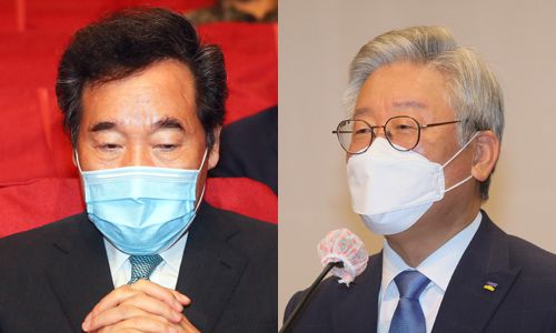 (왼쪽) 이낙연 더불어민주당 의원, (오른쪽) 이재명 경기도지사. 연합뉴스