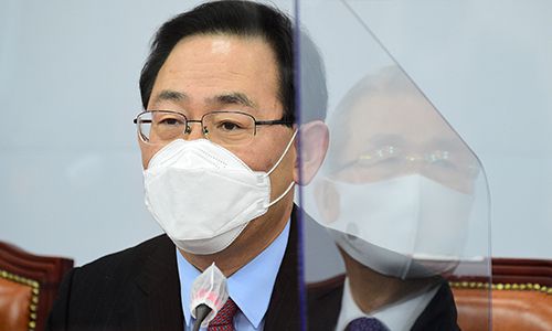 국민의힘 주호영 원내대표가 3일 국회에서 열린 비상대책위원회의에서 발언하고 있다. 연합뉴스