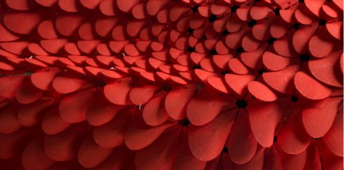 4D 프린팅 드레스. 출처=너브스 시스템(Nervous System)