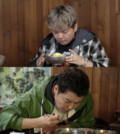 방송인 전현무와 곽튜브가 ‘부석냉면’과 ‘새우젓 토굴’에 도전한다.  사진 = MBN, 채널S ‘전현무계획2’