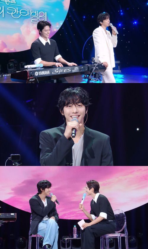 11일 밤 방송되는 KBS 2TV 뮤직 토크쇼 ‘더 시즌즈-박보검의 칸타빌레’에는 가수 정용화, 신인 아티스트 거니(g0nny), 배우 안효섭, 그룹 힛지스(HITGS)가 출연한다. 사진=  KBS 2TV ‘더 시즌즈-박보검의 칸타빌레’