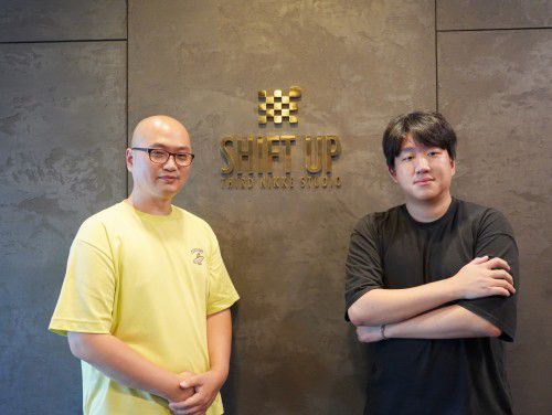 (좌측부터)정재성 시나리오 팀장, 유형석 디렉터 /사진=시프트업