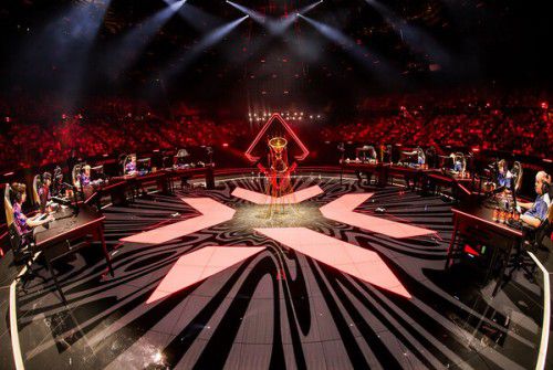 챔피언스 결승전 무대. /발로란트 플리커