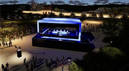 KBS 개표방송의 주 무대인 'K-큐브'./KBS