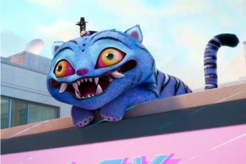 파란 호랑이 '더피'와 까치 '서씨'./넷플릭스