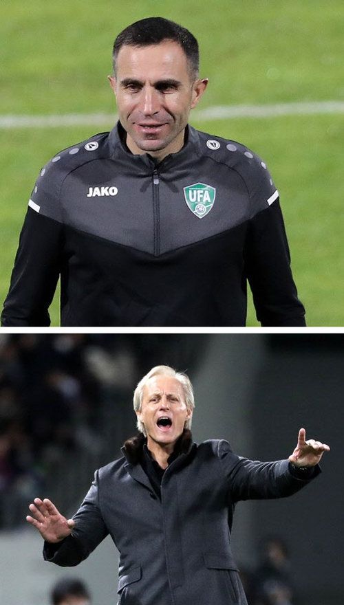 우즈베키스탄 티무르 카파제 감독(위 사진), 홍콩의 예른 아네르센 감독은 모두 한국 프로축구 K리그 경력자들이다. 뉴스1·뉴시스