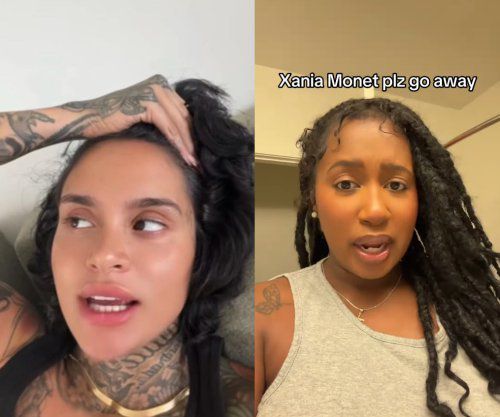 AI 가수 모네에 “창작이 아니다”라고 지적하는 켈라니(왼쪽)와 베이비 테이트(오른쪽). 인스타그램 갈무리