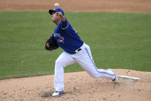 투구 밸런스도 살짝 무너져 평소보다 상체가 빨리 넘어가는 인상도 풍기고 있다. 워싱턴DC | AP연합뉴스