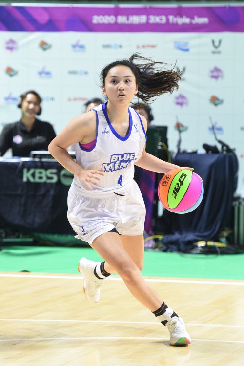 트리플잼에 출전한 삼성생명 최서연. 제공 | WKBL