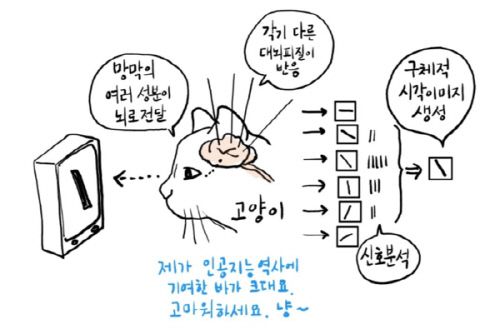 도서 ‘야사와 만화로 배우는 인공지능’ 중 ‘뇌의 비밀을 밝혀내다’ 편.  제공 | 루나파인북스