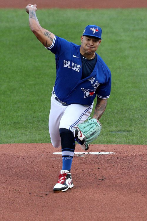 토론토로 트레이드된 후 토론토 데뷔전을 치르는 타이완 워커. 버팔로 | AFP연합뉴스