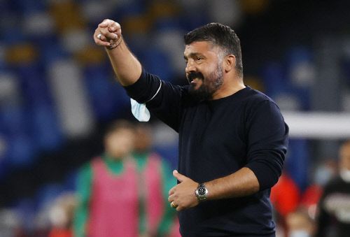 젠나로 가투소 나폴리 감독. 로이터연합뉴스