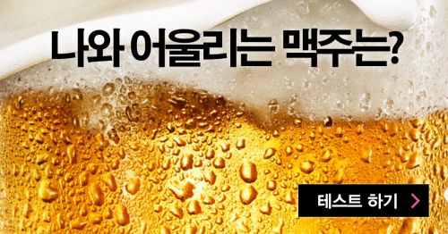 나와 어울리는 맥주는?