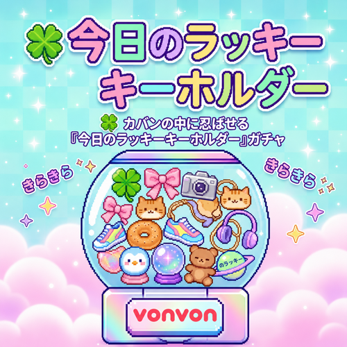 ﾟ+. 今日のラッキーキーホルダー .+